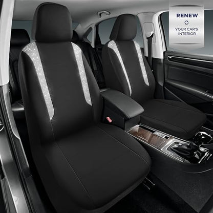 PIC AUTO Funda de asiento de automóvil, purpurina brillante