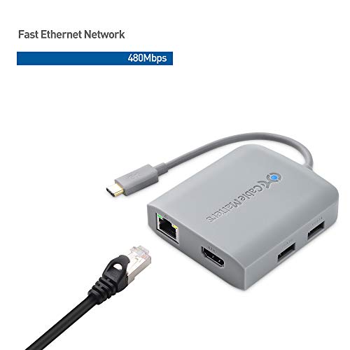 [Funciona con certificado Chromebook] Adaptador multipuerto