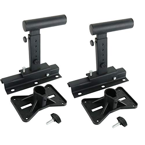 Yaeccc Par de soportes de pared para altavoces, soporte de m