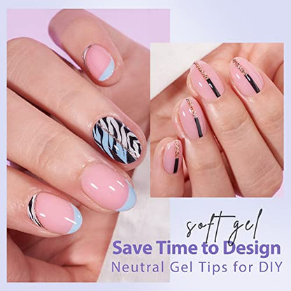 BTArtbox XCOATTIPS - Puntas de uñas naturales – Uñas postiza