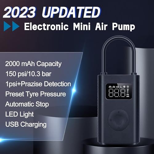 Xiaomi Compresor de aire eléctrico portátil, inflador de neu