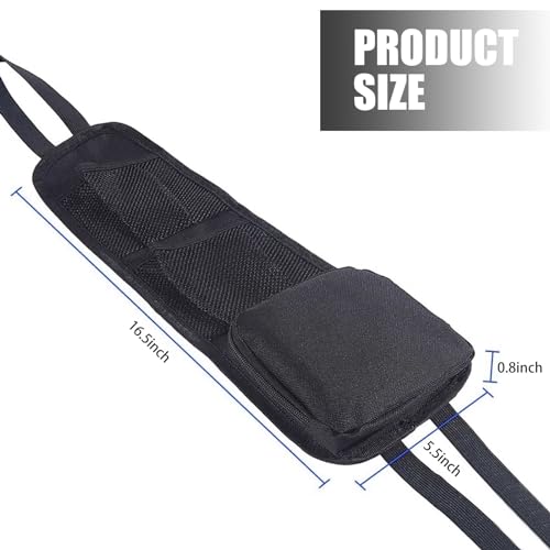 2 bolsas de almacenamiento lateral para asiento de automóvil