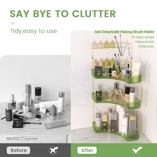 NATURE'S SOURCE Organizador de maquillaje para tocador, orga