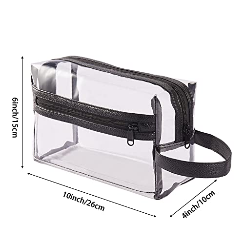 Neceser de aseo transparente, para maquillaje, productos de