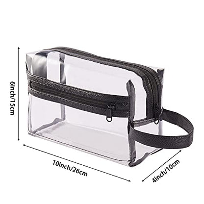 Neceser de aseo transparente, para maquillaje, productos de