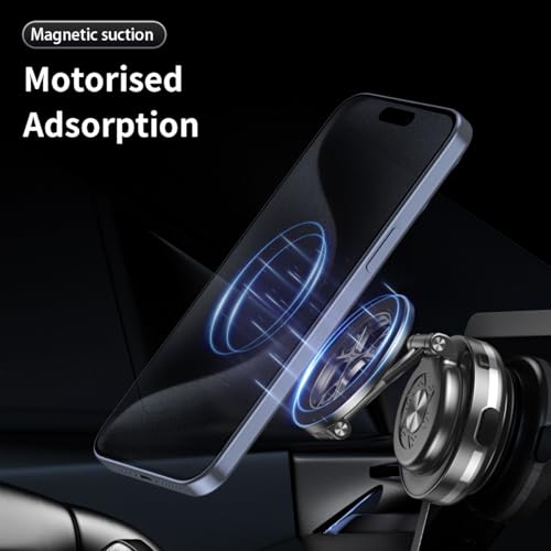 Soporte magnético para teléfono de automóvil, soporte girato
