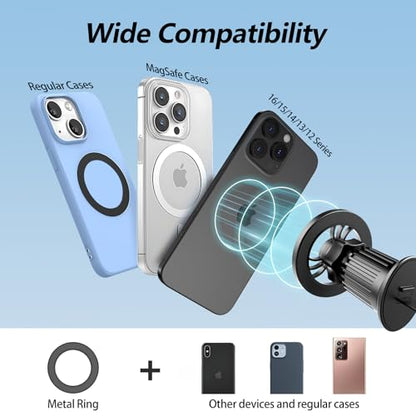 Soporte de coche Magsafe con rotación flexible de 360°, 20 i