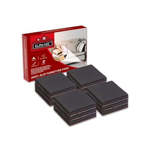 Almohadillas antideslizantes para muebles, 12 protectores de