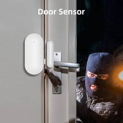 YBJ Kit de 21 piezas de sistema de alarma WiFi para segurida