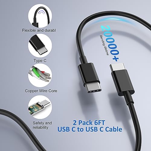 Cargador para iPhone 16/15 Pro Max, paquete de 2 adaptadores