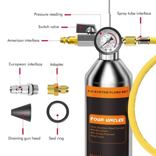 FOUR UNCLES AC Flush Kit - Sistema de Aire Acondicionado Lim