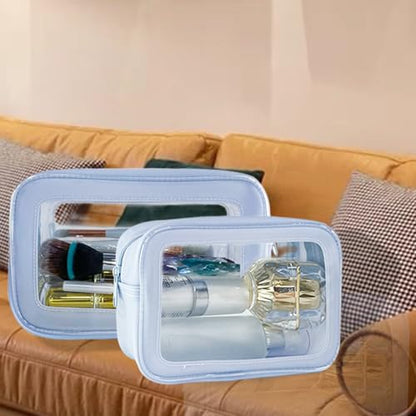 ONEART Bolsa de aseo de maquillaje transparente, organizador