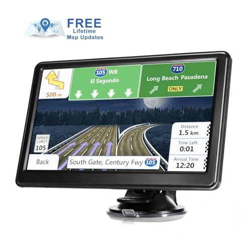 Navegación GPS para camiones de coche 7 "" navegador de pant