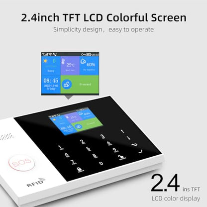 YBJ Sistema de alarma inalámbrico 4G y WiFi, sistema de alar