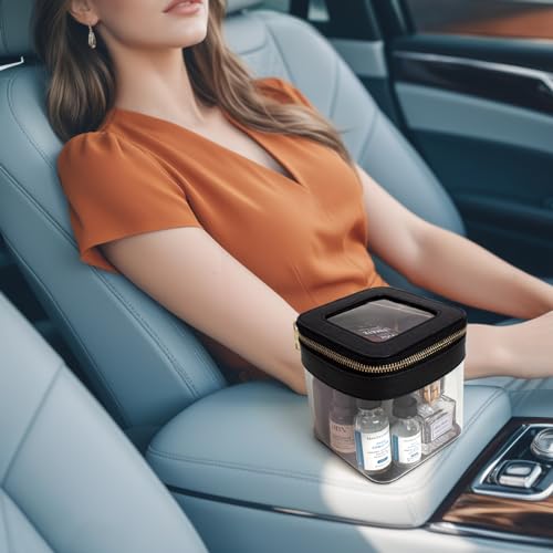 KOTORA Bolsa de maquillaje transparente para mujer, organiza