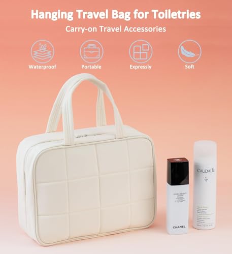 Neceser de viaje para mujer, bolsa de aseo colgante de viaje