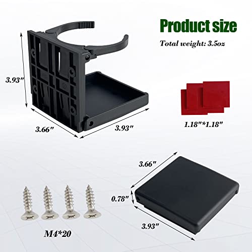 Paquete de 4 soportes ajustables plegables para tazas de beb