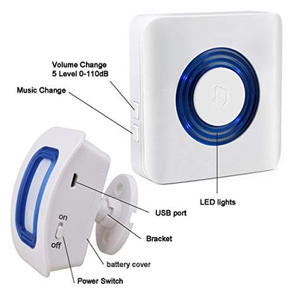 Alarma inalámbrica con sensor de movimiento, alarma para hab