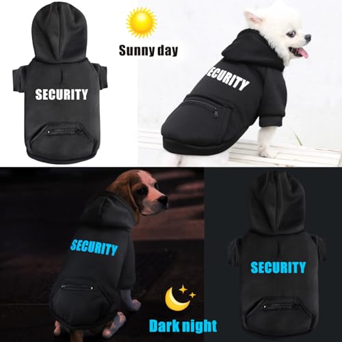 Sudadera con capucha para perro, sudadera de seguridad para