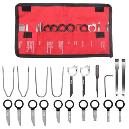 Kit de herramientas de extracción de radio de 20 piezas, kit