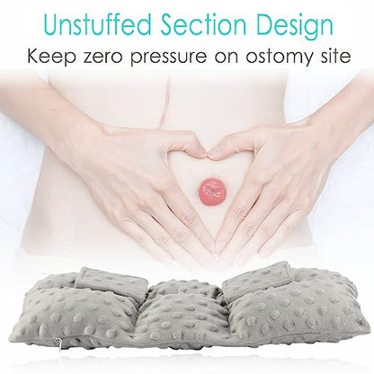 Ostomía - Almohada para cinturón de seguridad, protector de
