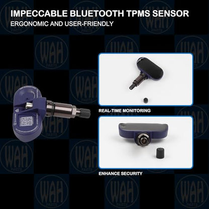 Sensor de monitor de presión de neumáticos Bluetooth compati