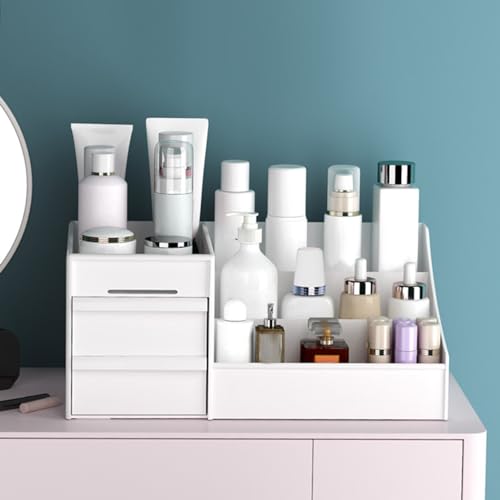 Organizador de cosméticos, organizador de maquillaje con 3 c