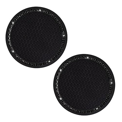 SUNCARACCL Portavasos para automóvil, paquete de 2 insertos