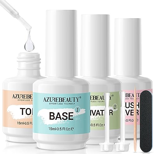 AZUREBEAUTY Juego líquido de polvo de inmersión de 0.5 onzas
