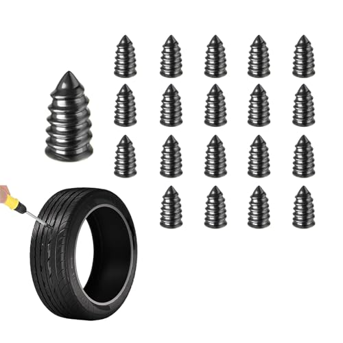 20 clavos de goma para reparación de neumáticos, kit de uñas