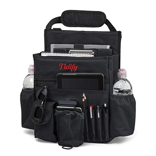 Tidify Organizador de asiento delantero para auto con almace