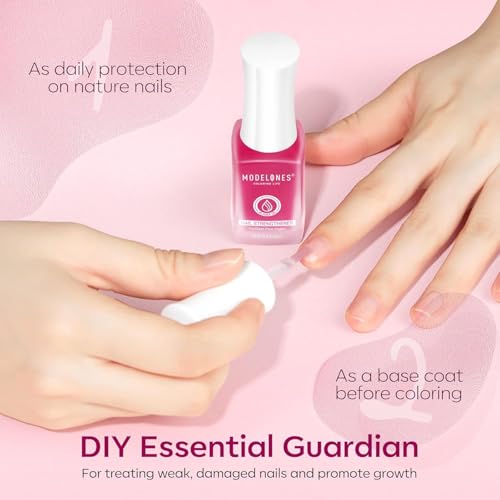 Modelones Fortalecedor de uñas para uñas finas y crecimiento