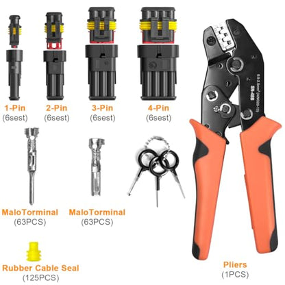 ANTOM Kit de conectores automotrices de 356 piezas, 26 juego