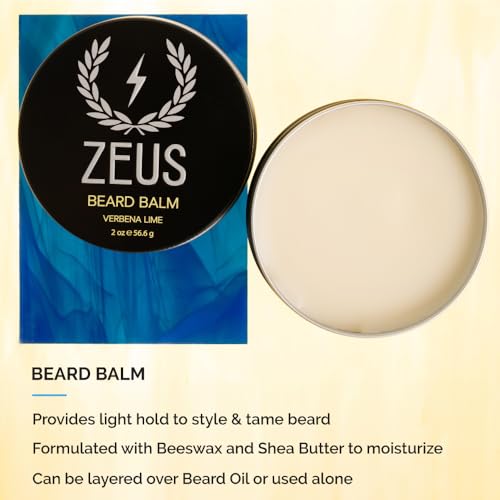 ZEUS Kit de cuidado diario de la barba: lavado con champú y