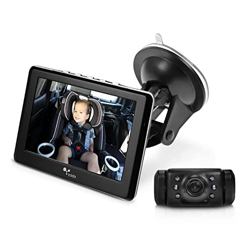 Yada | Monitor de bebé portátil para automóvil con cámara de
