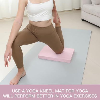 Yoga kneeling mat, 1.5in Thick,Knee Push-ups, Plank Support