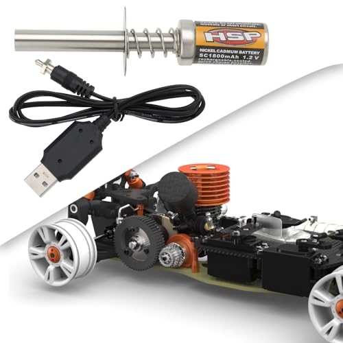 Create idea 1 Unidades 1800MAh Nitro Glow Plug Starter Encen