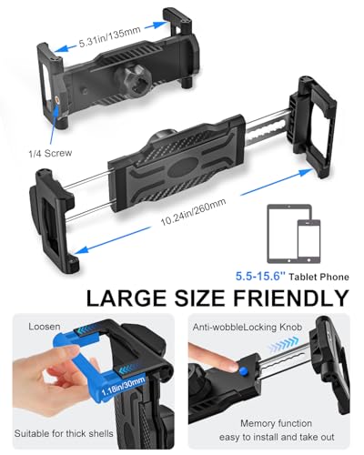 Soporte universal para tableta de espejo retrovisor para aut