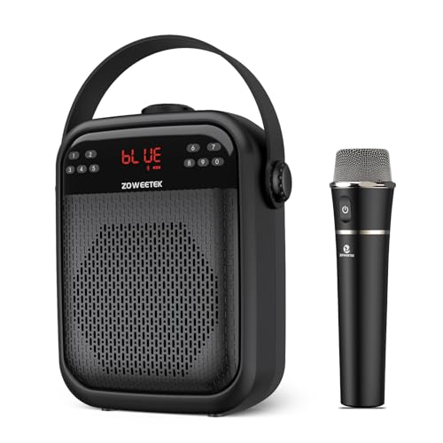 ZOWEETEK Amplificador de voz micrófono inalámbrico de mano,