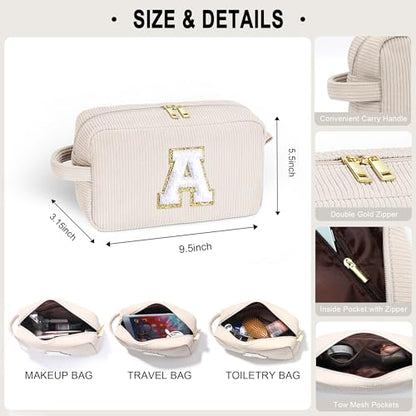 YOOLIFE 2 bonitas bolsas de maquillaje de viaje, bolsa de ma