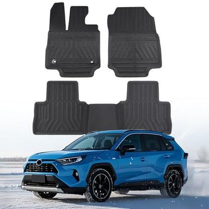 Alfombrillas de automóvil para Toyota RAV4: 2019 2020 2021 2