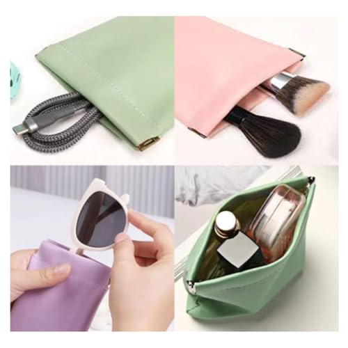 6 bolsas de maquillaje pequeñas para bolso, bolsa organizado