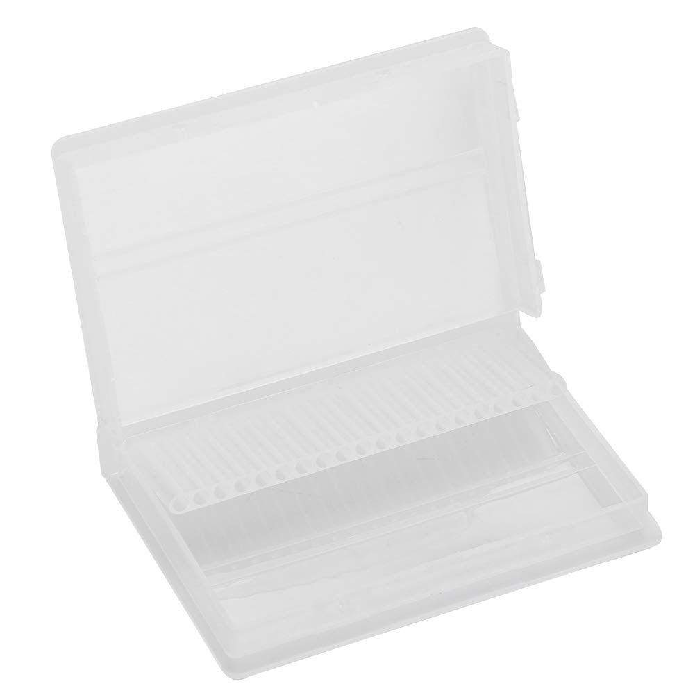 Zerodis Estuche para brocas de uñas, 20 ranuras, soporte par