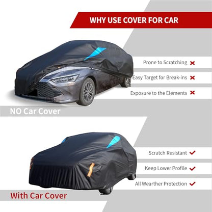 Funda impermeable para automóvil para sedán para todo tipo d