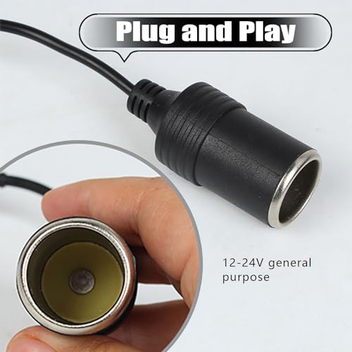 1 cable USB para automóvil, adaptador convertidor hembra de