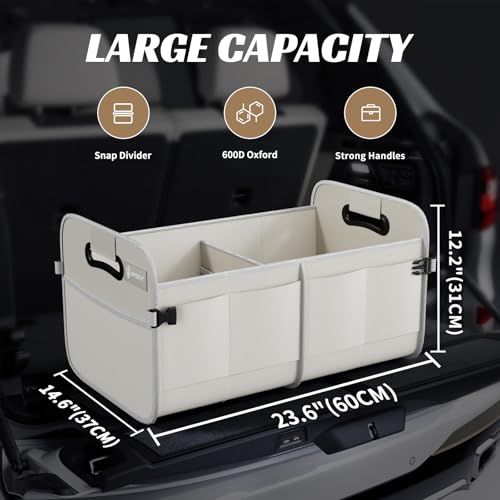 Sposuit Organizador de maletero para automóvil, almacenamien