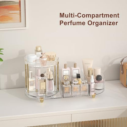 Organizador de maquillaje para tocador, bandeja de perfume g