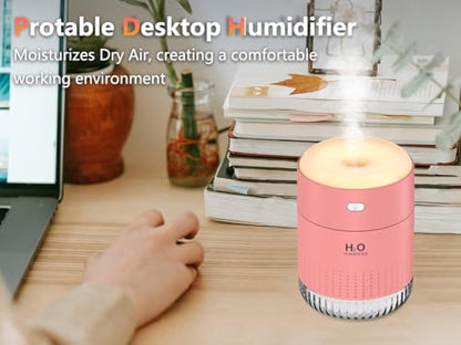 Humidificadores pequeños para dormitorio de 11.8 fl oz, mini