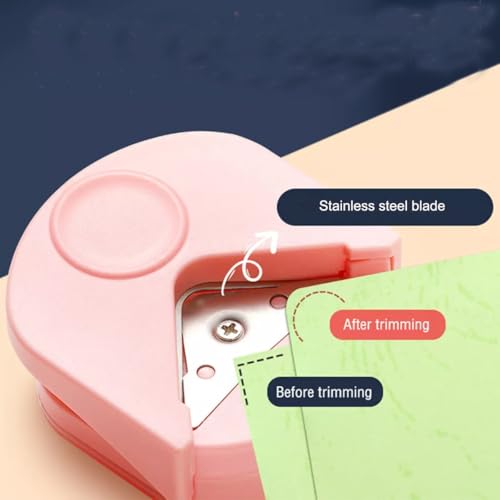 ZAAWUUT Mini Corner Rounder Paper Punch R4 Fillet Cutter, DI