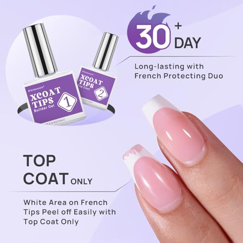 BTArtboxnails XCOATTIPS - Gel protector constructor para uña